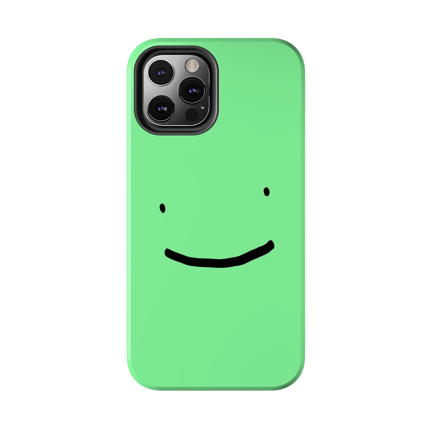 Simple Smile Green Face Tough Phone Case | Other