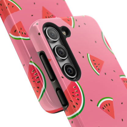 Pink and Red Gradient Watermelon Tough Phone Case | Food