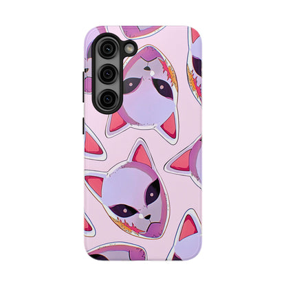 Sabito Fox Mask Pattern Tough Phone Case | Anime - Demon Slayer