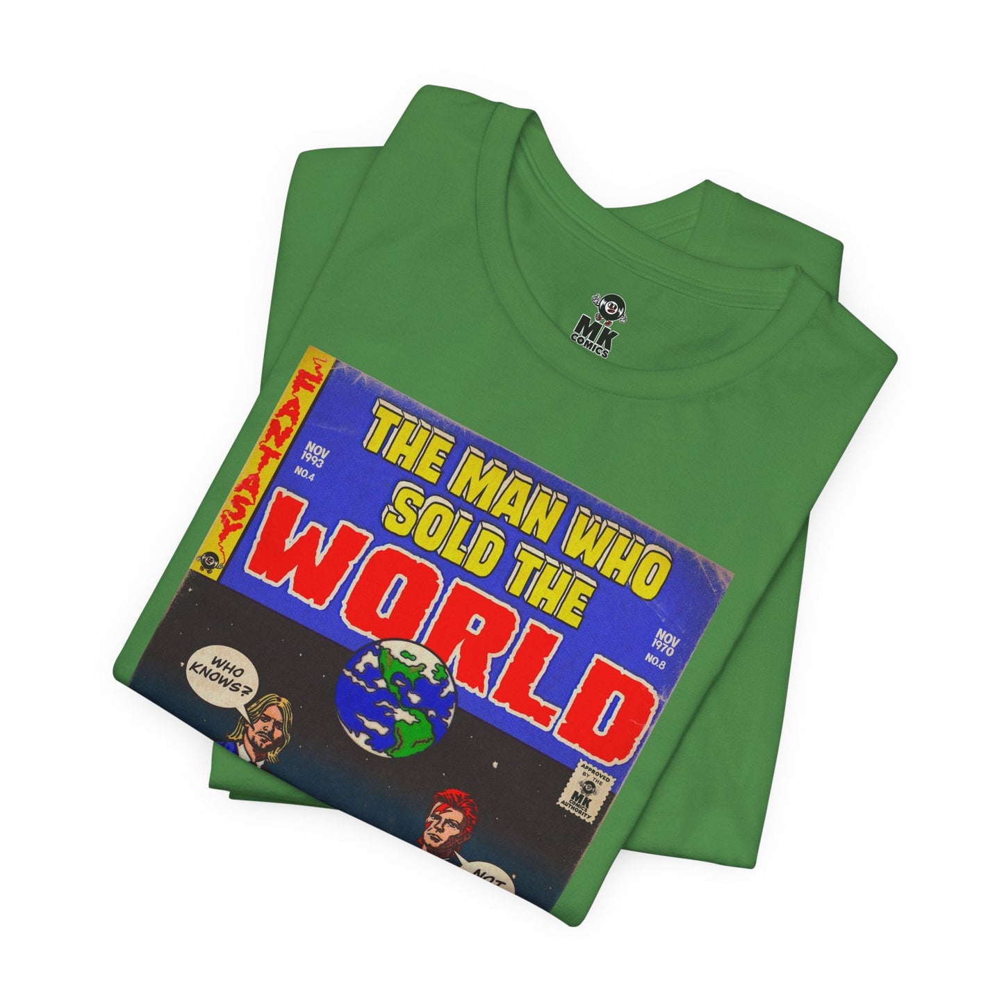 Bowie & Cobain - The Man Who Sold the World - Unisex Jersey Short Sleeve Tee