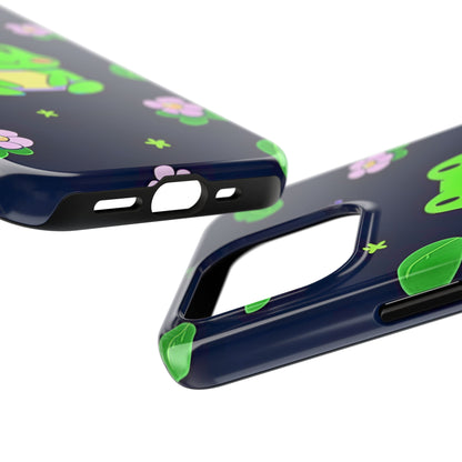 Adorable Froggy Black Tough Phone Case | Animals