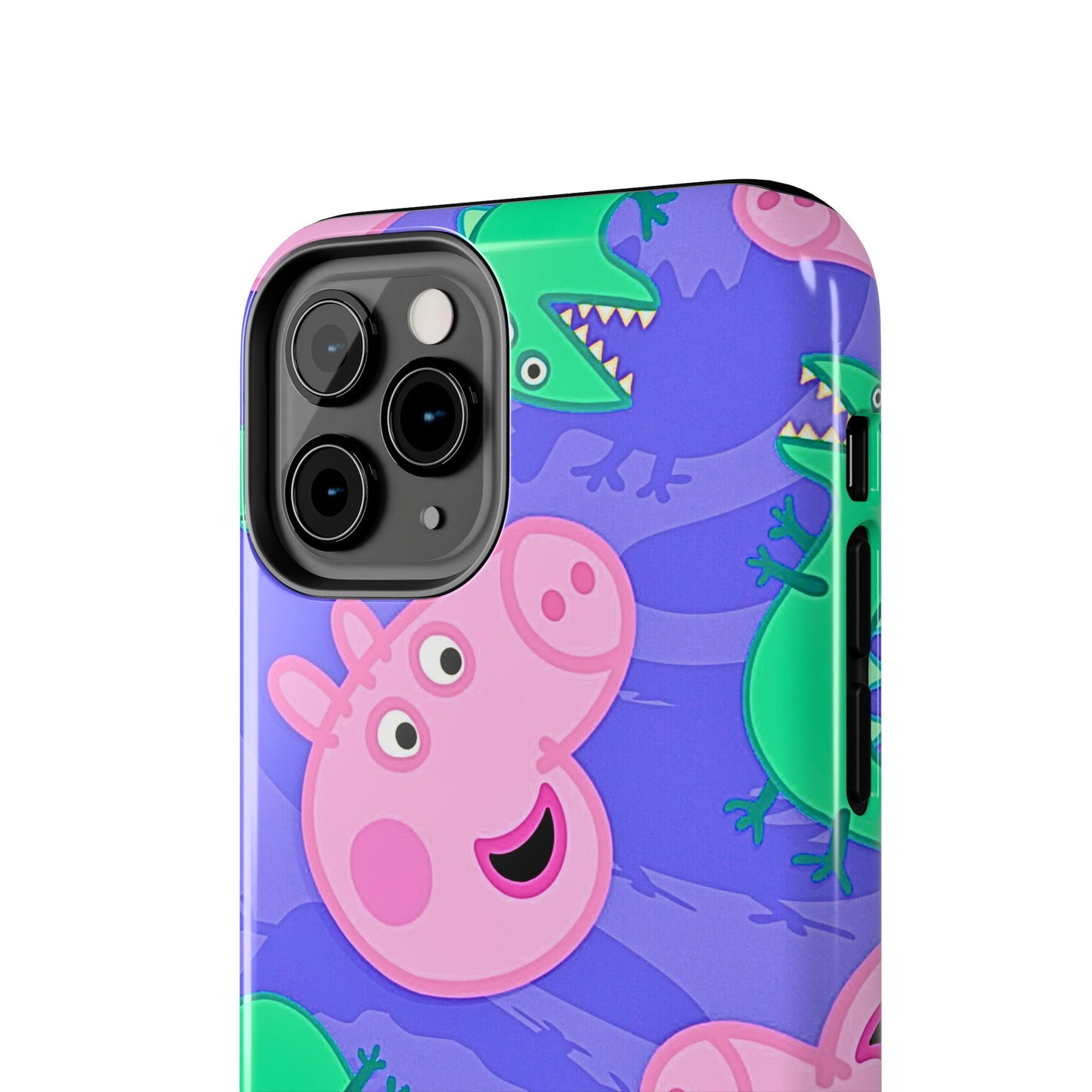 Peppa Pig & George Dinosaur Pattern Tough Phone Case | Cartoons - Peppa Pig