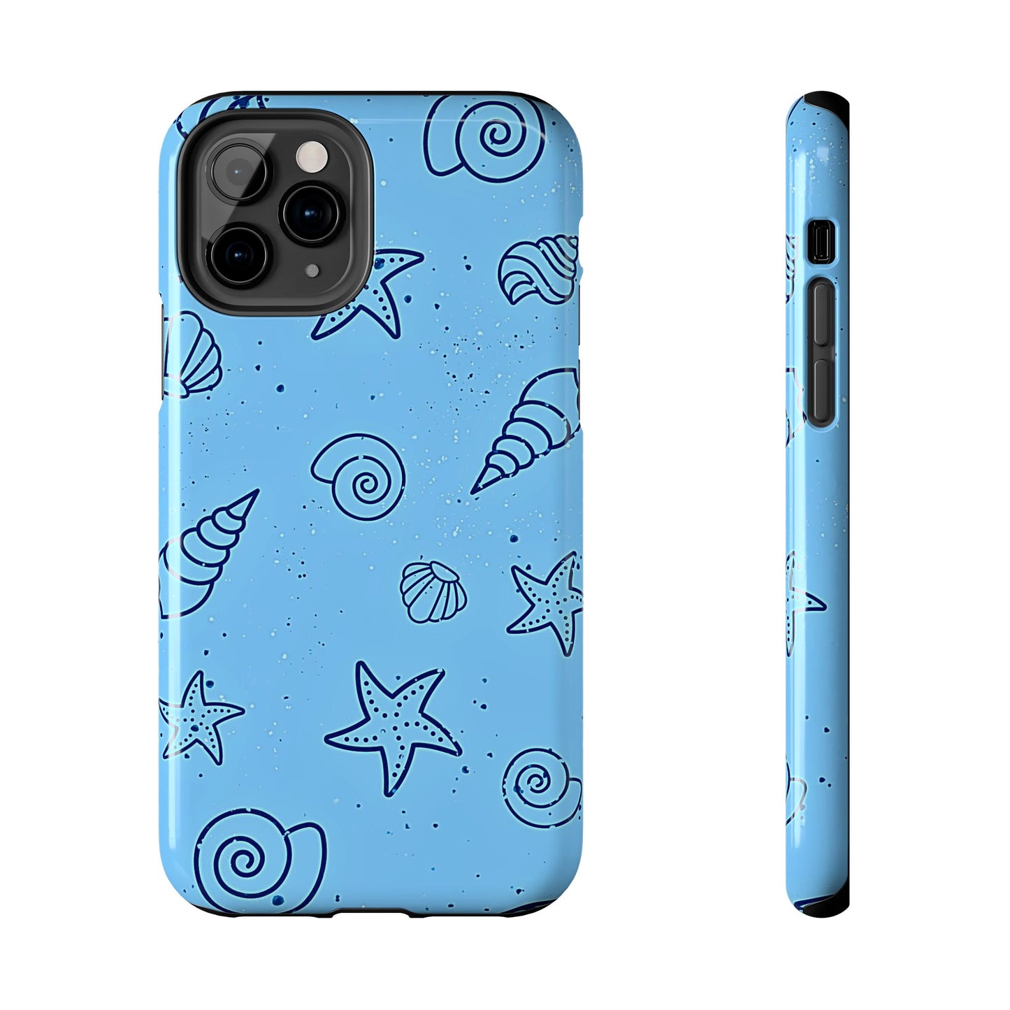 Funda resistente para teléfono Shells azul claro | Estética