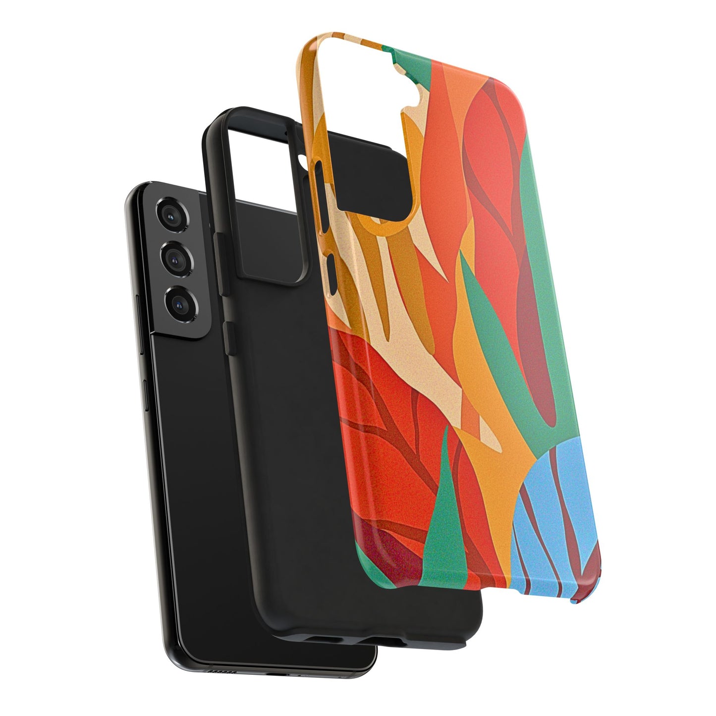 Abstract Autumn Leaves Tough Phone Case | Aesthetic