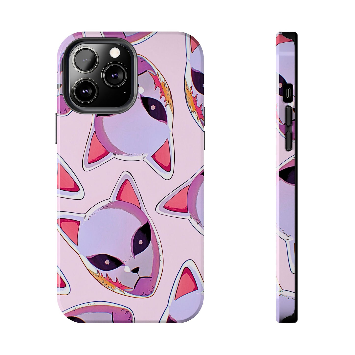 Sabito Fox Mask Pattern Tough Phone Case | Anime - Demon Slayer