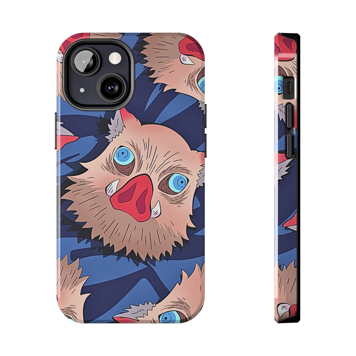 Inosuke Hashibira Head Pattern Tough Phone Case | Anime - Demon Slayer
