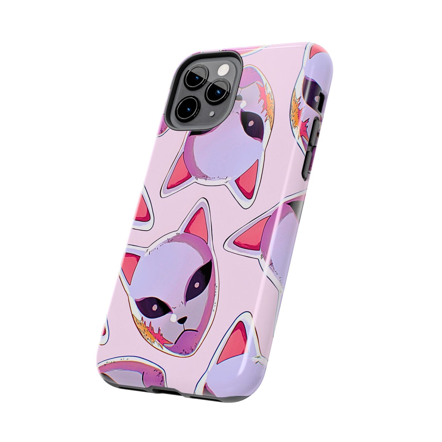 Sabito Fox Mask Pattern Tough Phone Case | Anime - Demon Slayer