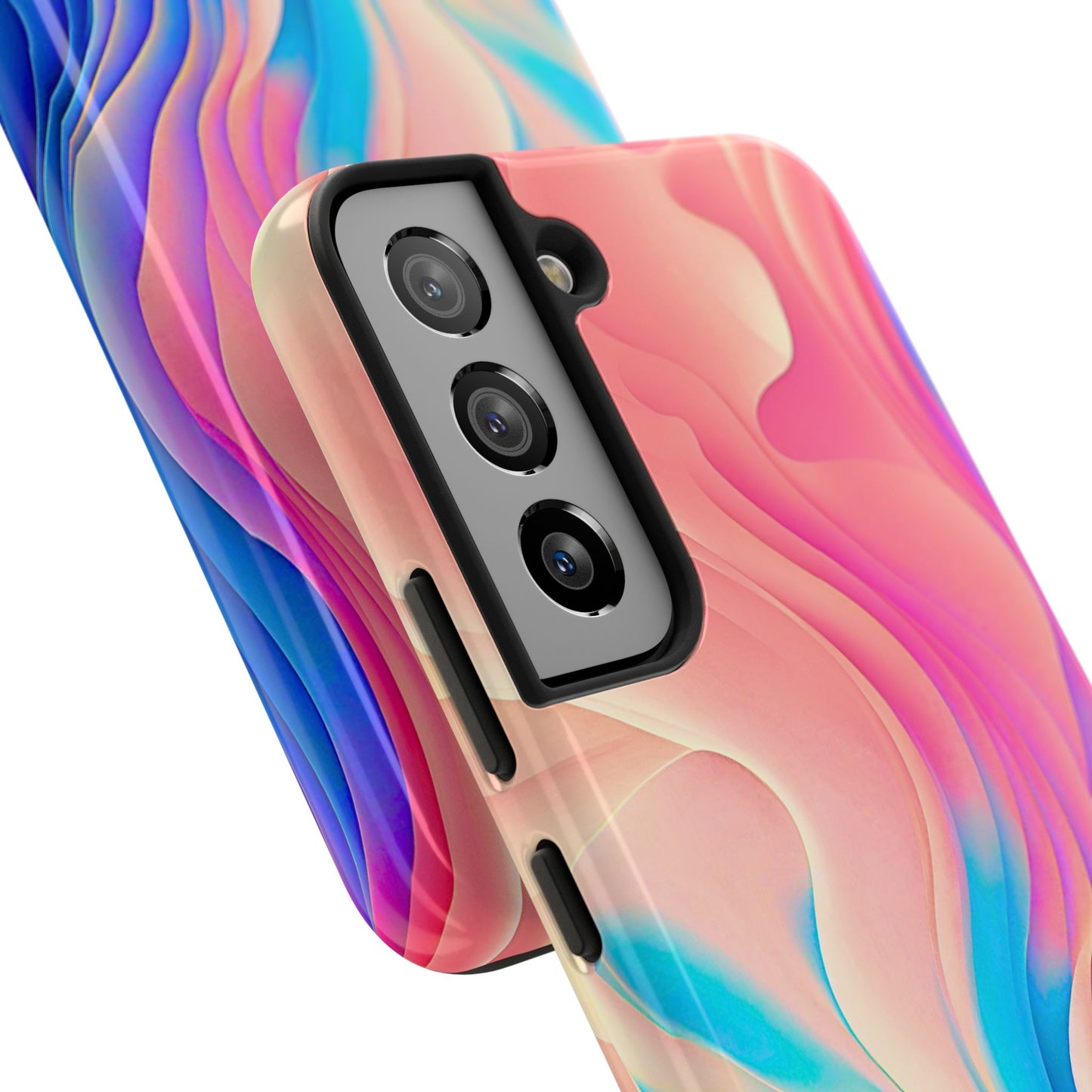 Abstract Pastel Waves Tough Phone Case | Aesthetic