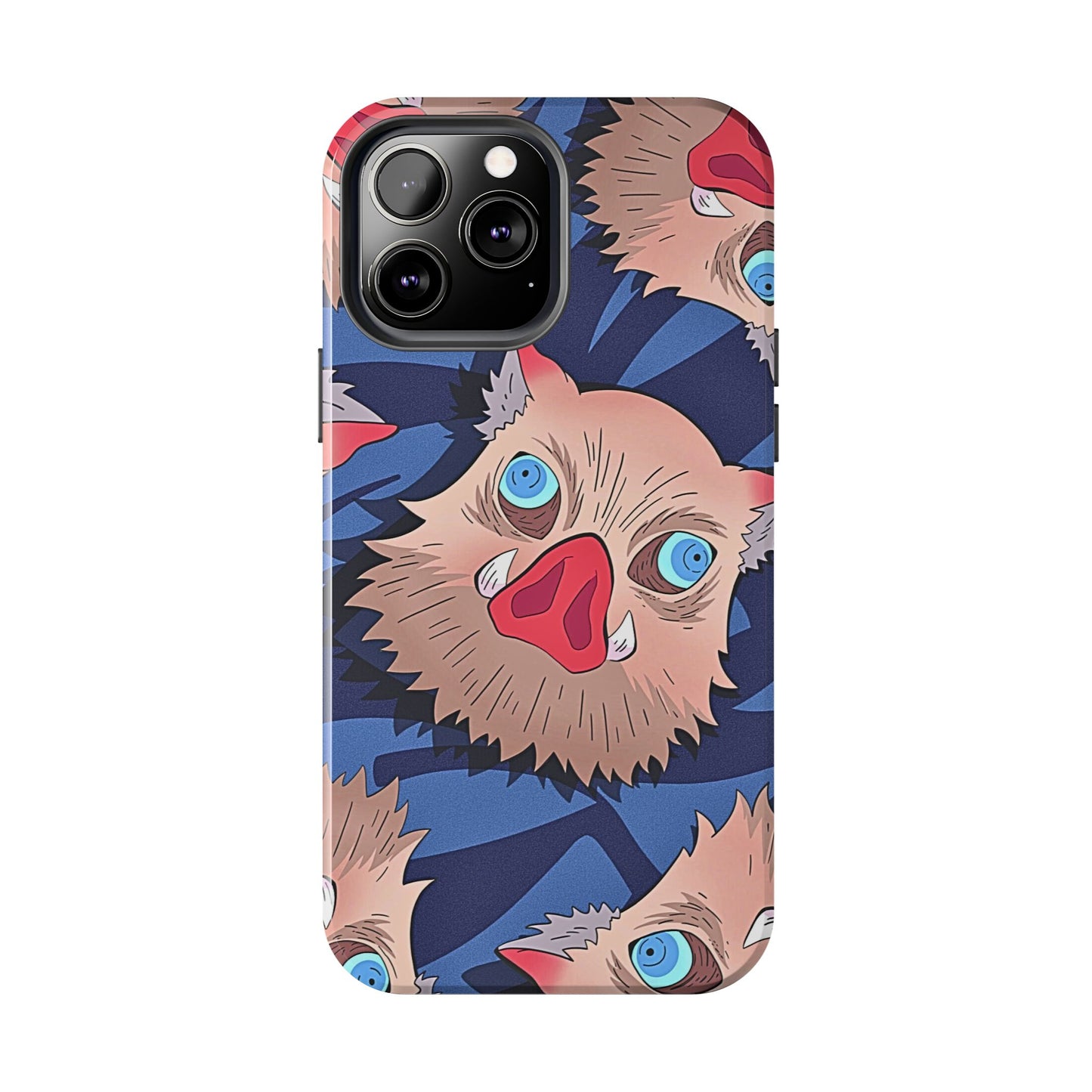 Inosuke Hashibira Head Pattern Tough Phone Case | Anime - Demon Slayer