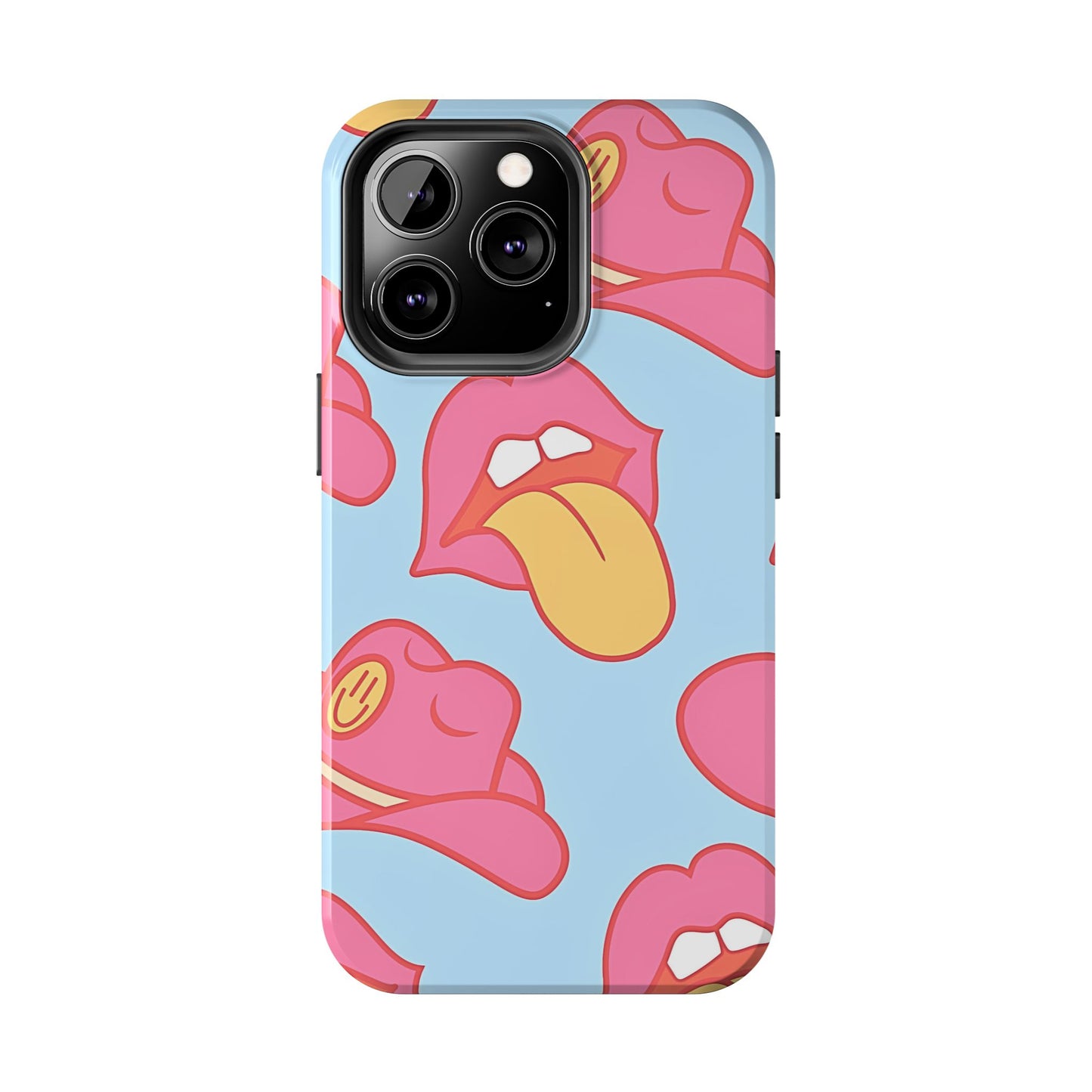 Funda resistente para teléfono con estampado de sombrero vaquero y labios sensuales (versión 1) | Estética