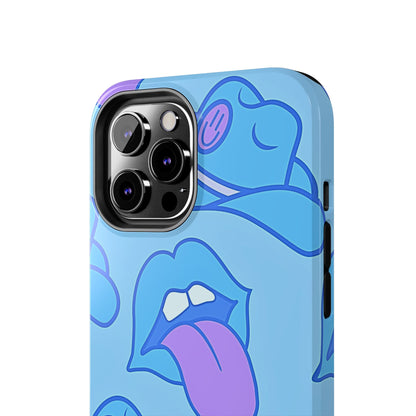 Funda resistente para teléfono con estampado de sombrero vaquero y labios sensuales (versión 2) | Estética