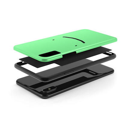 Simple Smile Green Face Tough Phone Case | Other
