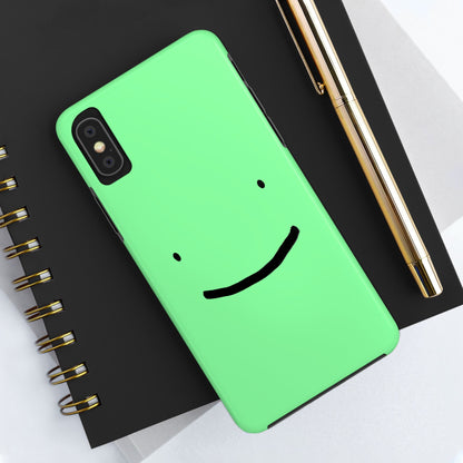 Simple Smile Green Face Tough Phone Case | Other