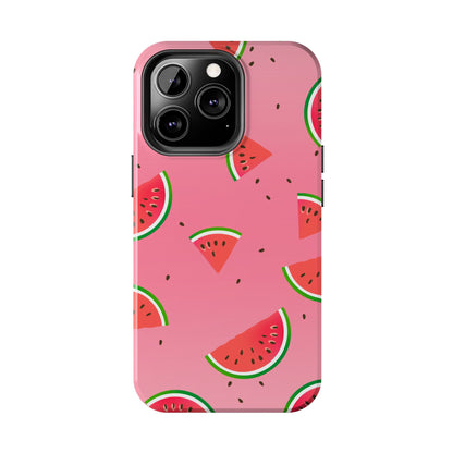 Pink and Red Gradient Watermelon Tough Phone Case | Food