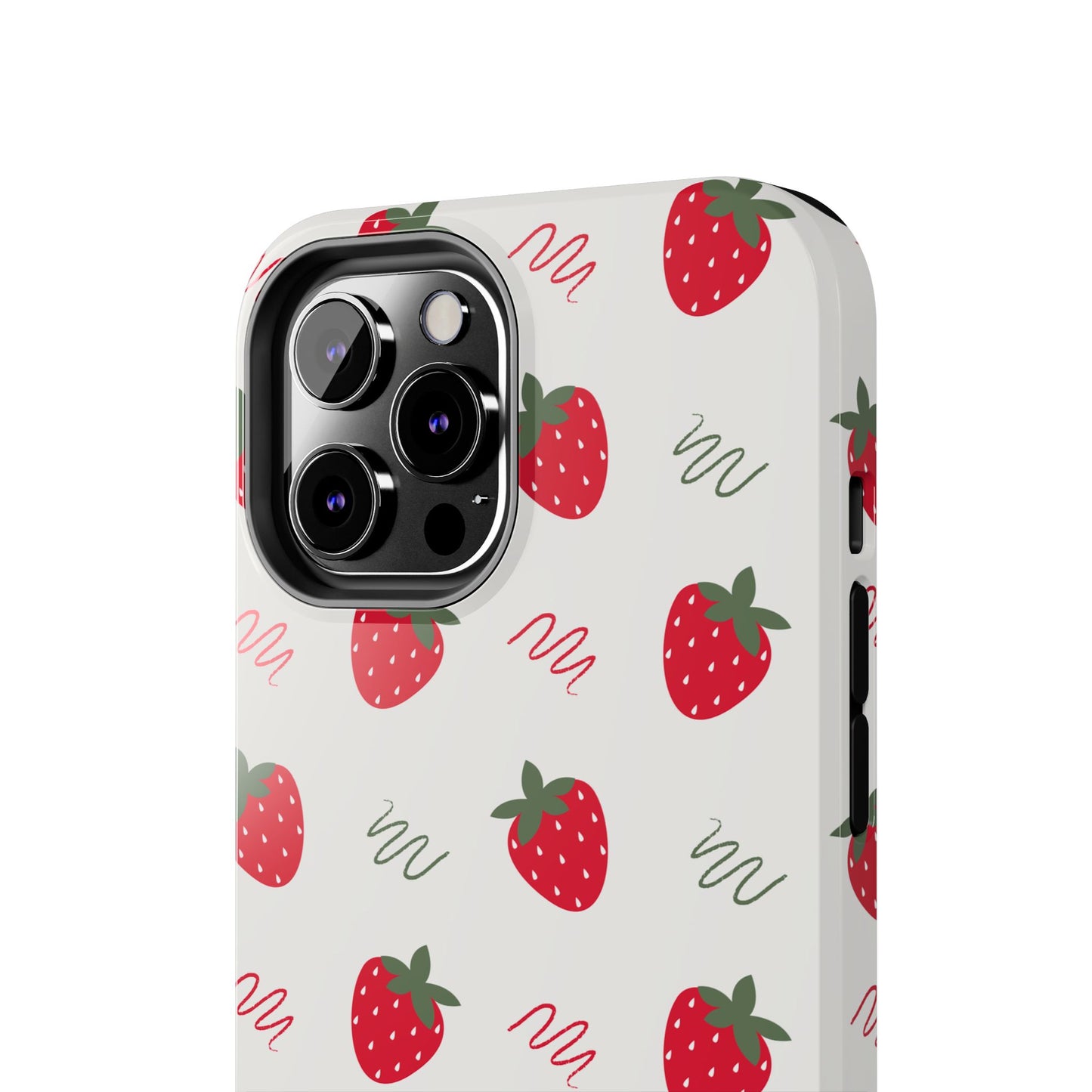 Strawberry Doodle Delight Tough Phone Case | Food