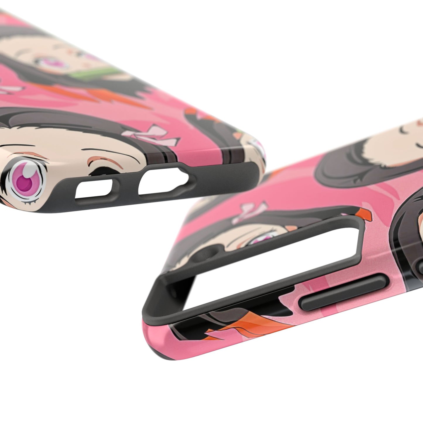 Nezuko Kamado Head Pattern Tough Phone Case | Anime - Demon Slayer