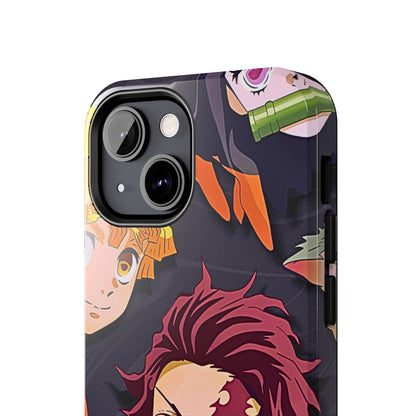 Demon Slayer Gang Tough Phone Case | Anime - Demon Slayer