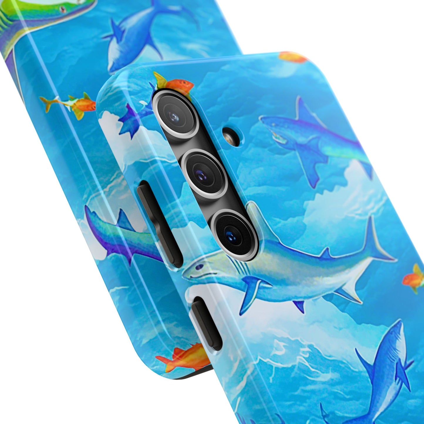 Sharks in the Sky Pattern Style Tough Phone Case | Animals