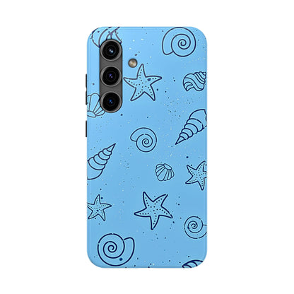 Funda resistente para teléfono Shells azul claro | Estética