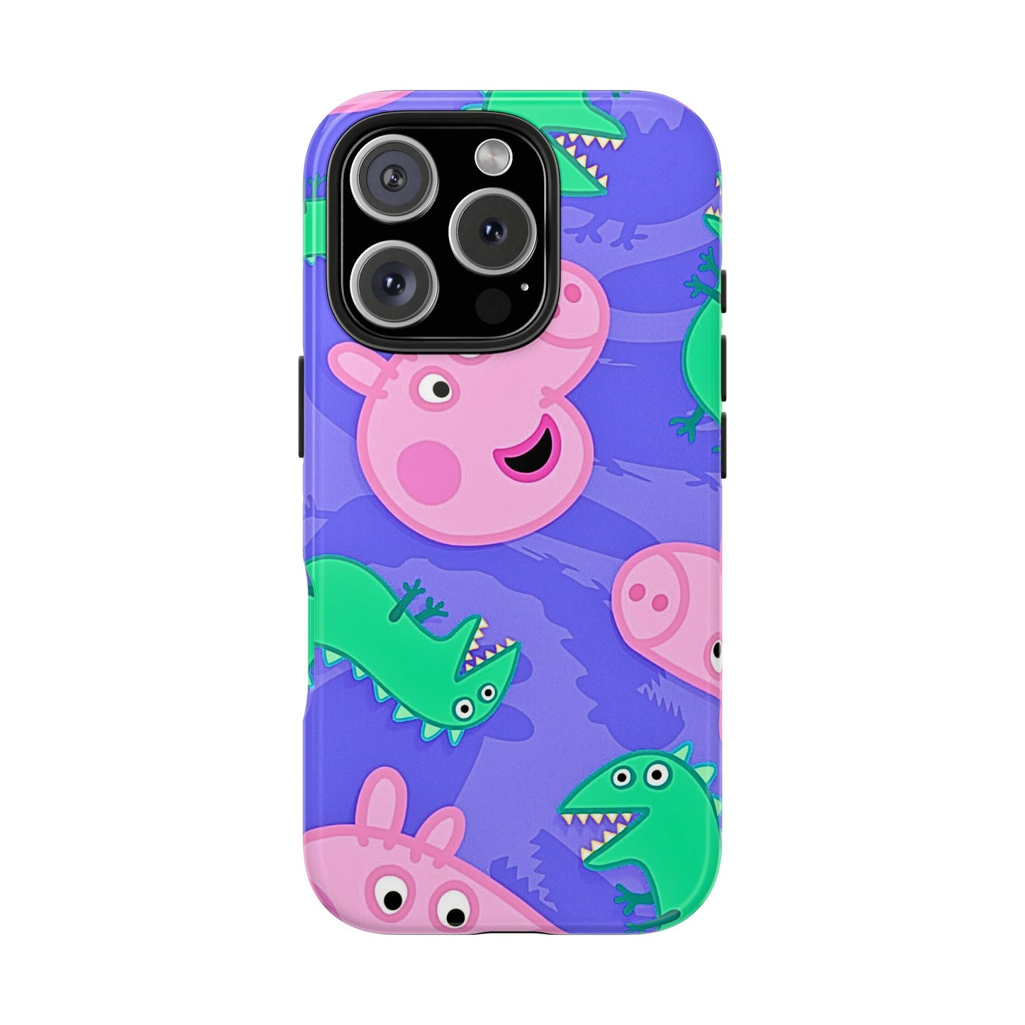 Peppa Pig & George Dinosaur Pattern Tough Phone Case | Cartoons - Peppa Pig
