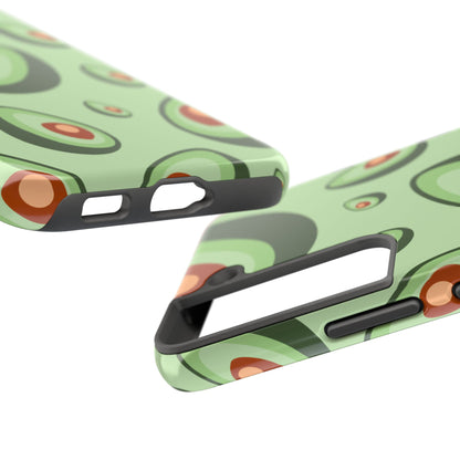 Trendy Avocado Pattern Green Aesthetic Minimal Fruit Phone Case | Food