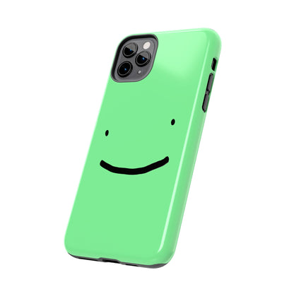 Simple Smile Green Face Tough Phone Case | Other