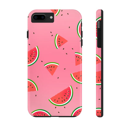Pink and Red Gradient Watermelon Tough Phone Case | Food