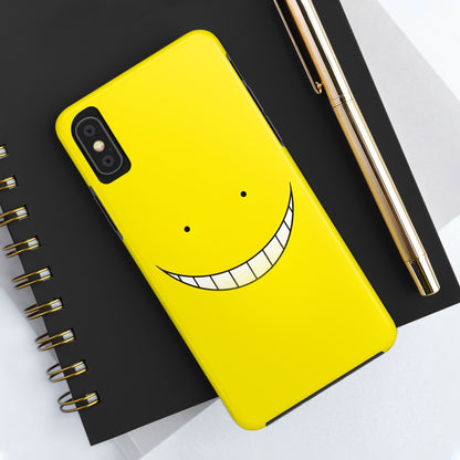 Assassination Classroom Koro-sensei Yellow Face Design Tough Phone Case | Anime