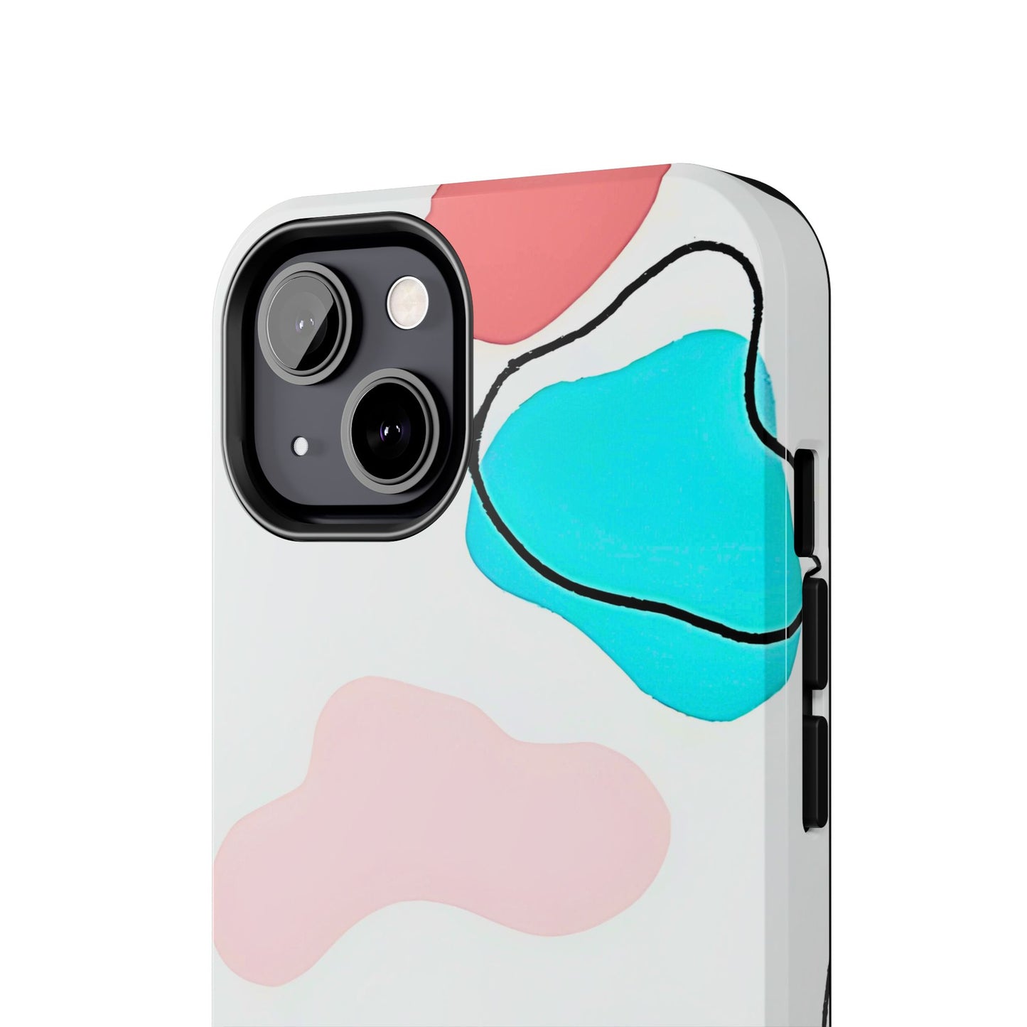 Abstract Shapes Preppy Pastel Style (Version 1) Tough Phone Case | Aesthetic