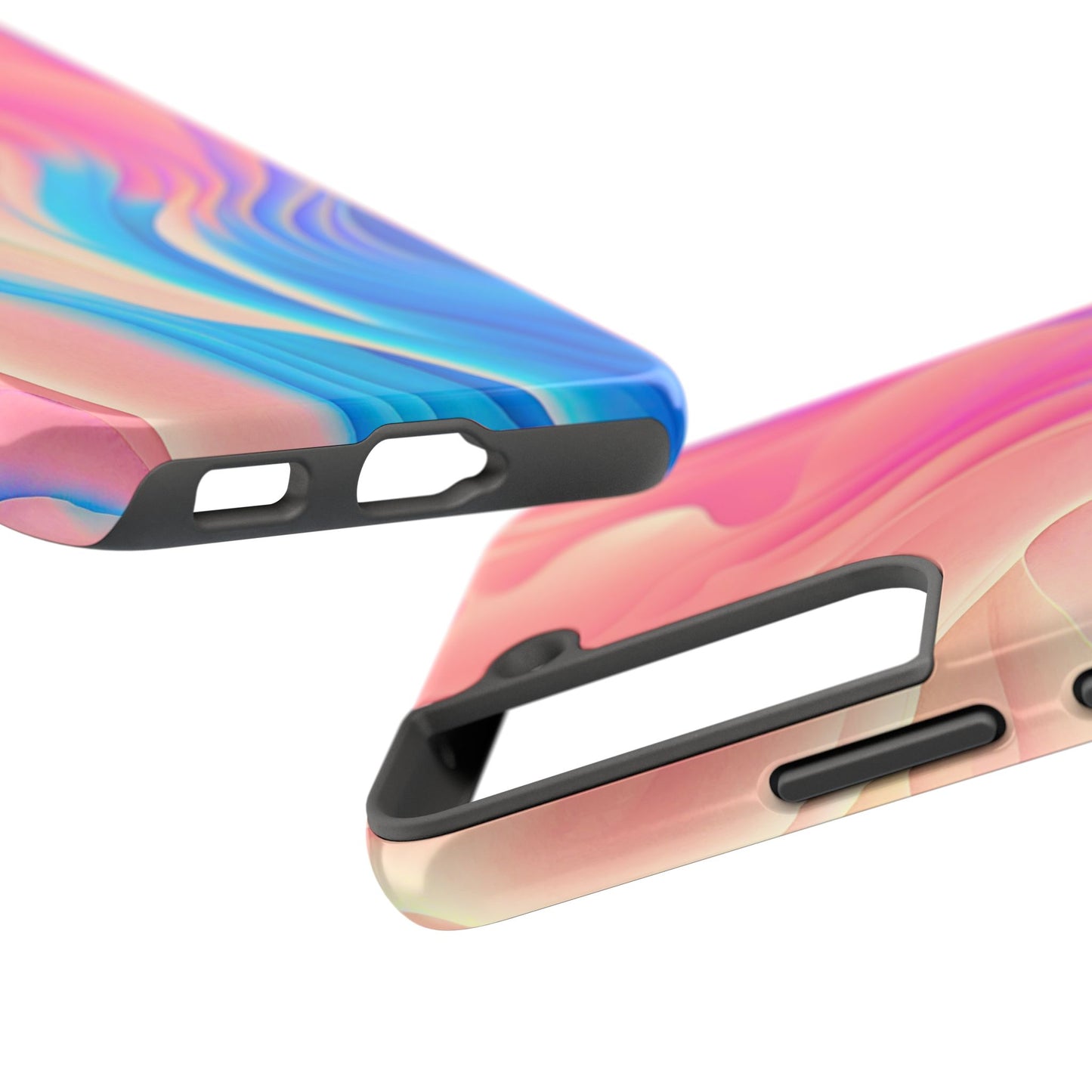 Abstract Pastel Waves Tough Phone Case | Aesthetic