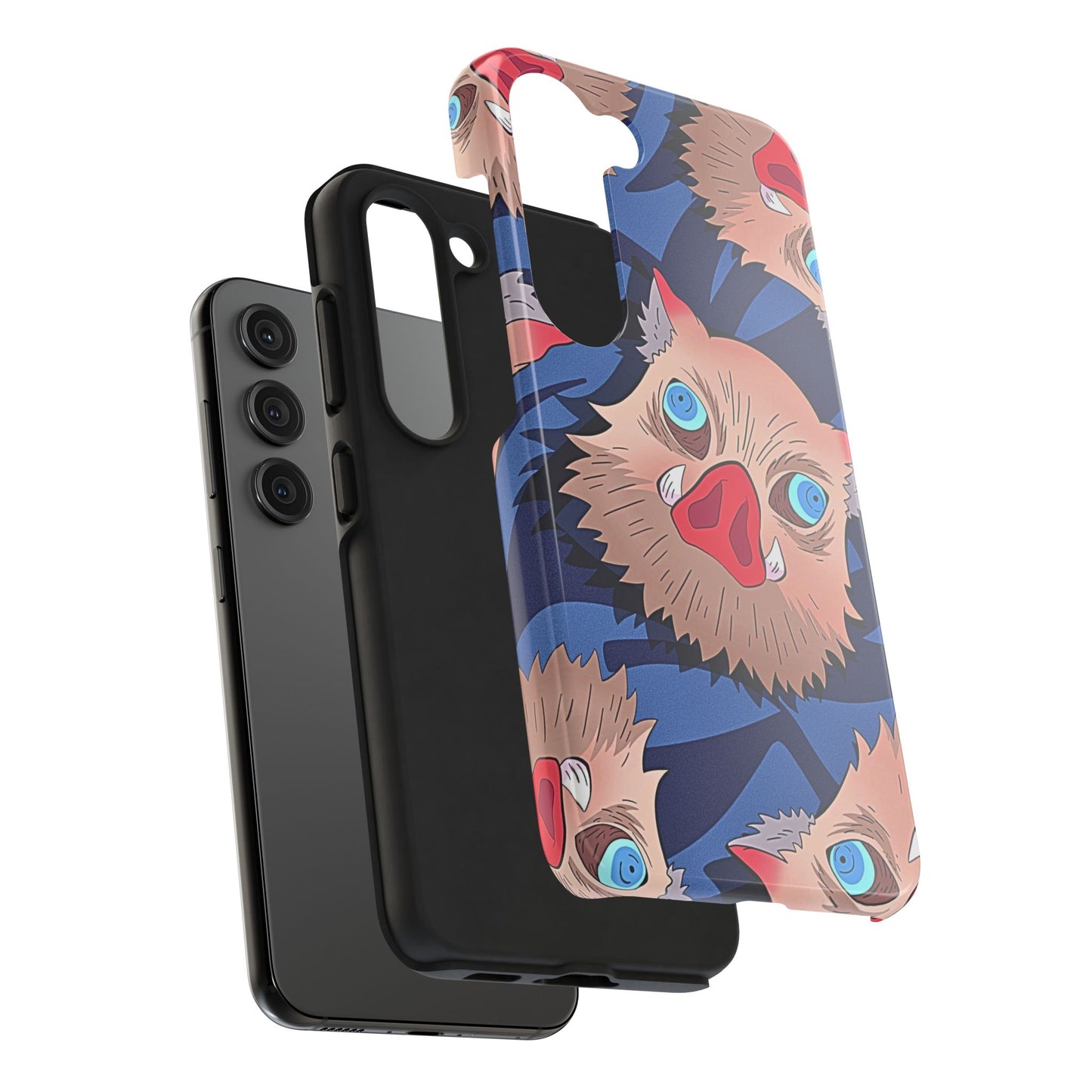 Inosuke Hashibira Head Pattern Tough Phone Case | Anime - Demon Slayer