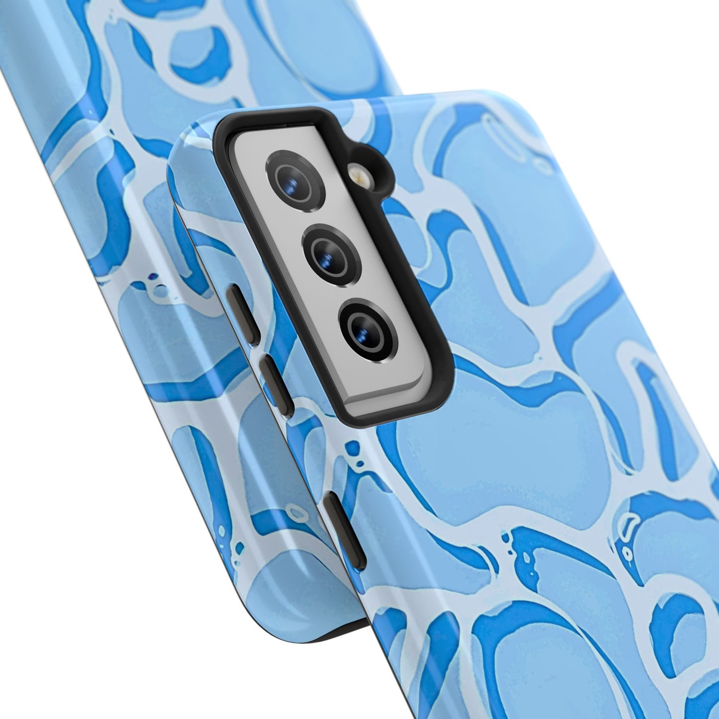 Funda resistente para teléfono con estampado de agua de piscina | Estética