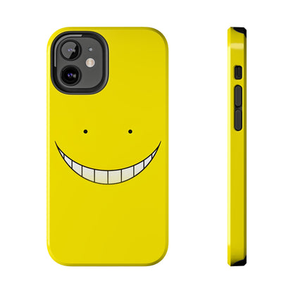 Assassination Classroom Koro-sensei Yellow Face Design Tough Phone Case | Anime