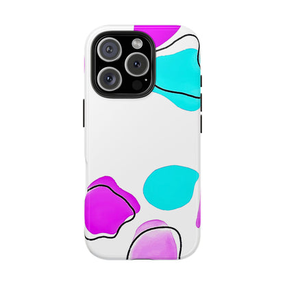 Abstract Shapes Preppy Pastel Style (Version 2) Tough Phone Case | Aesthetic
