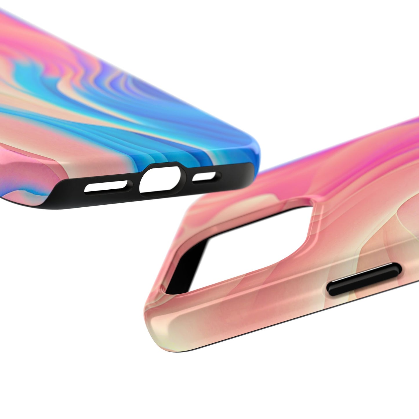 Abstract Pastel Waves Tough Phone Case | Aesthetic