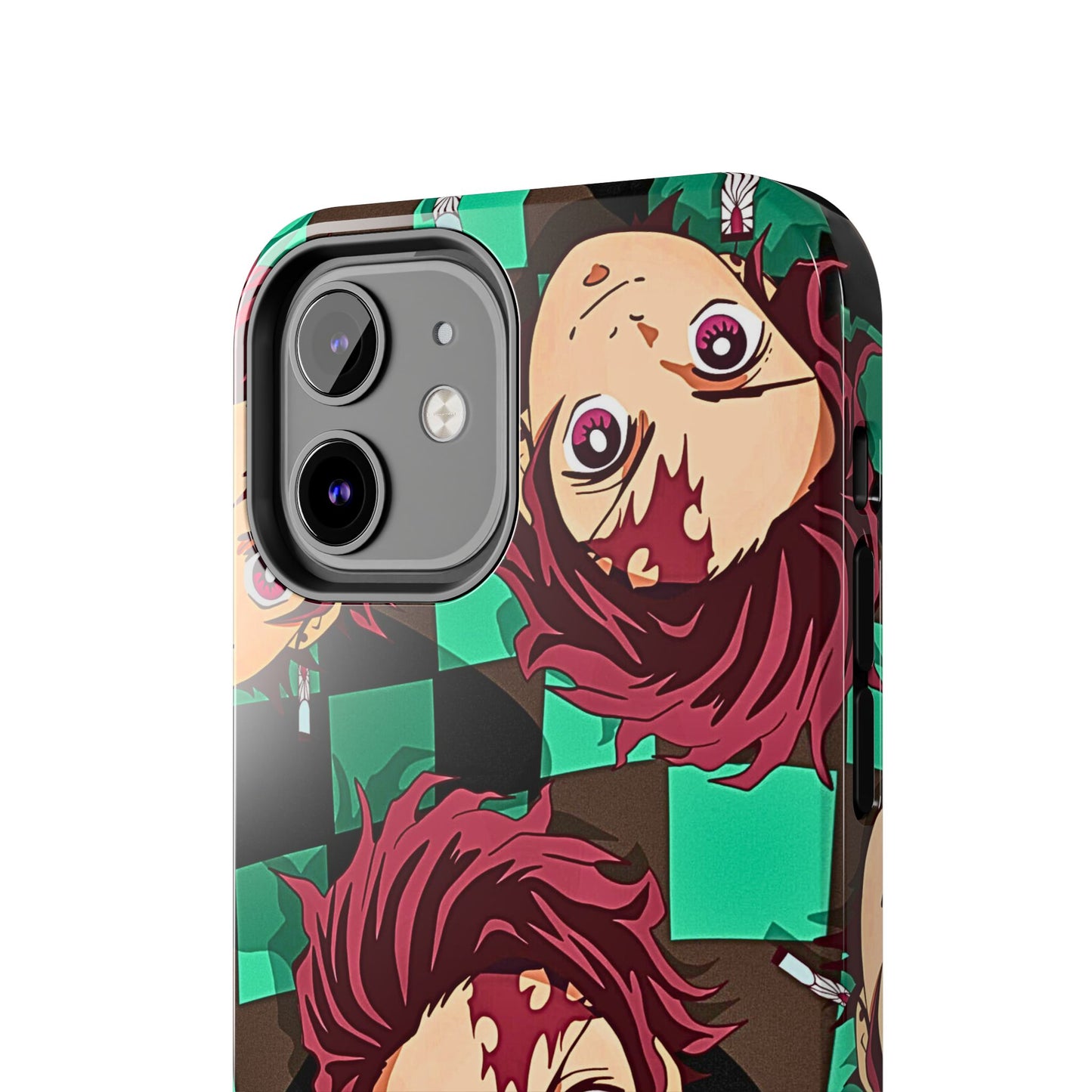 Tanjiro Kamado Head Pattern Tough Phone Case | Anime - Demon Slayer