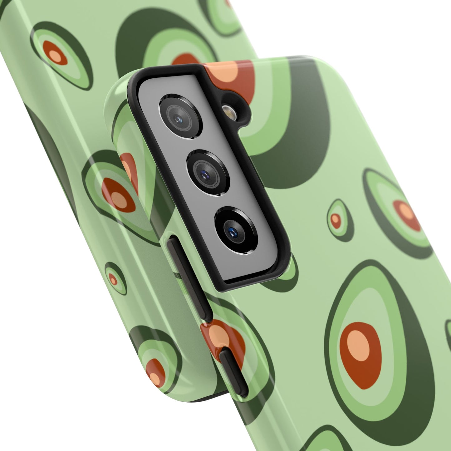 Trendy Avocado Pattern Green Aesthetic Minimal Fruit Phone Case | Food