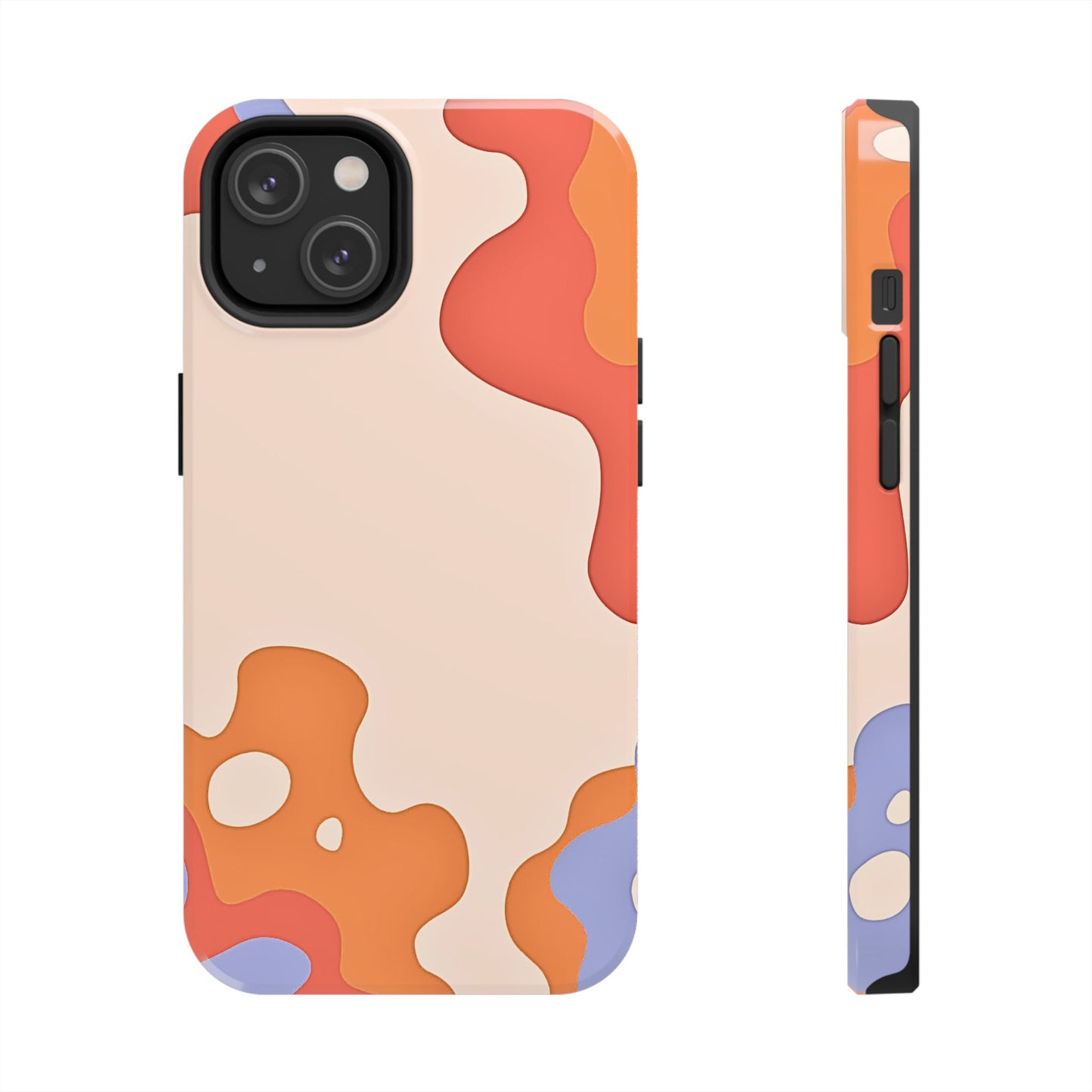 Funda resistente para teléfono con diseño de pastel líquido de verano | Estética