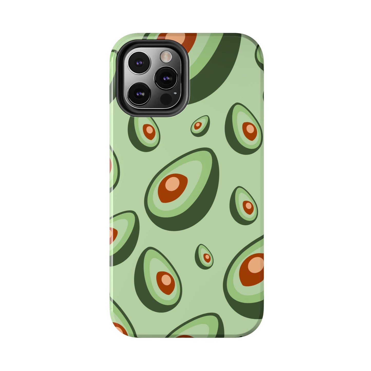 Trendy Avocado Pattern Green Aesthetic Minimal Fruit Phone Case | Food
