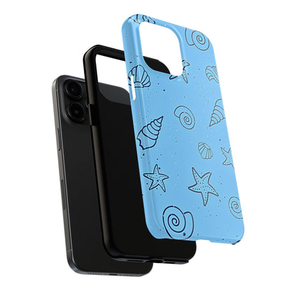 Funda resistente para teléfono Shells azul claro | Estética
