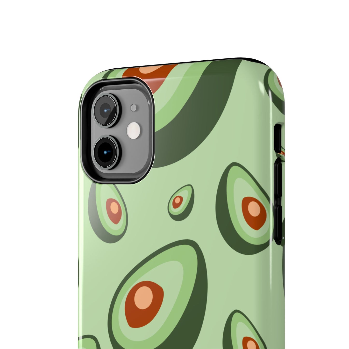 Trendy Avocado Pattern Green Aesthetic Minimal Fruit Phone Case | Food