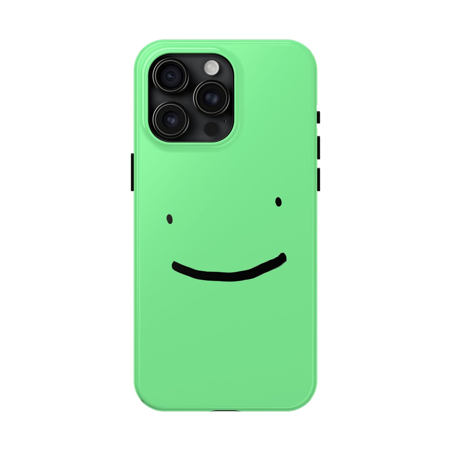 Simple Smile Green Face Tough Phone Case | Other