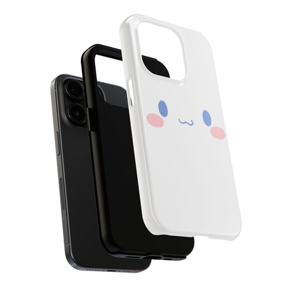 Sanrio Cinnamoroll Cute Face Pastel Kawaii Minimal Tough Phone Case | Cartoons