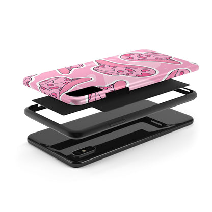 Pink Cowboy Hat Preppy Tough Phone Case | Aesthetic