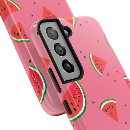 Pink and Red Gradient Watermelon Tough Phone Case | Food