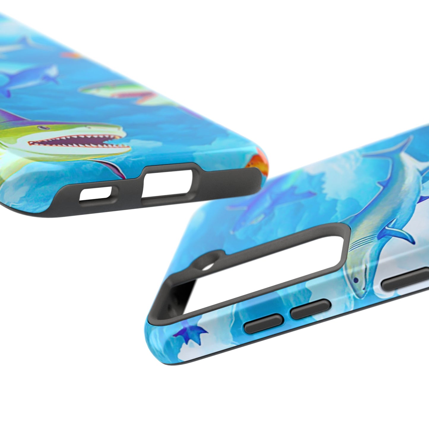 Sharks in the Sky Pattern Style Tough Phone Case | Animals