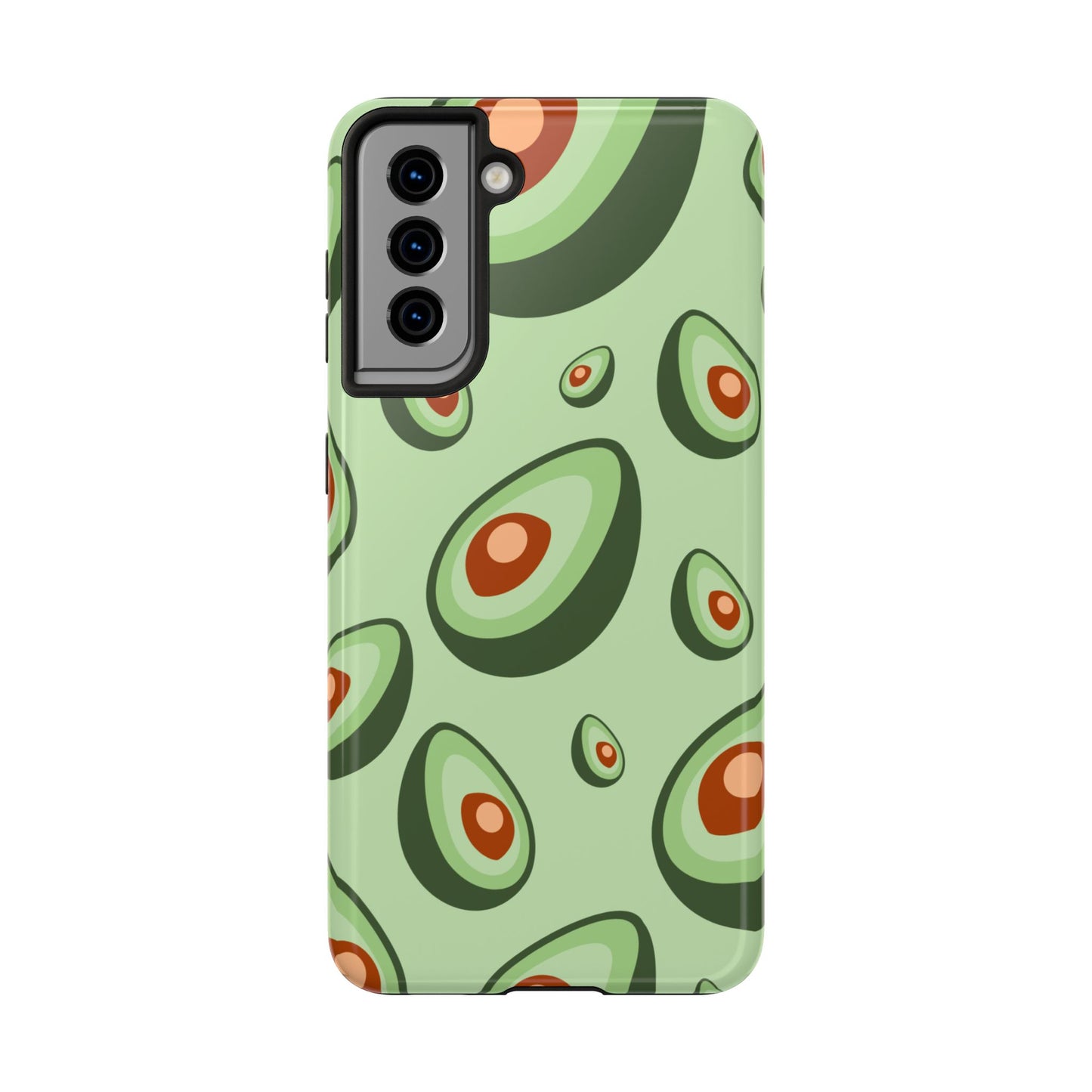 Trendy Avocado Pattern Green Aesthetic Minimal Fruit Phone Case | Food