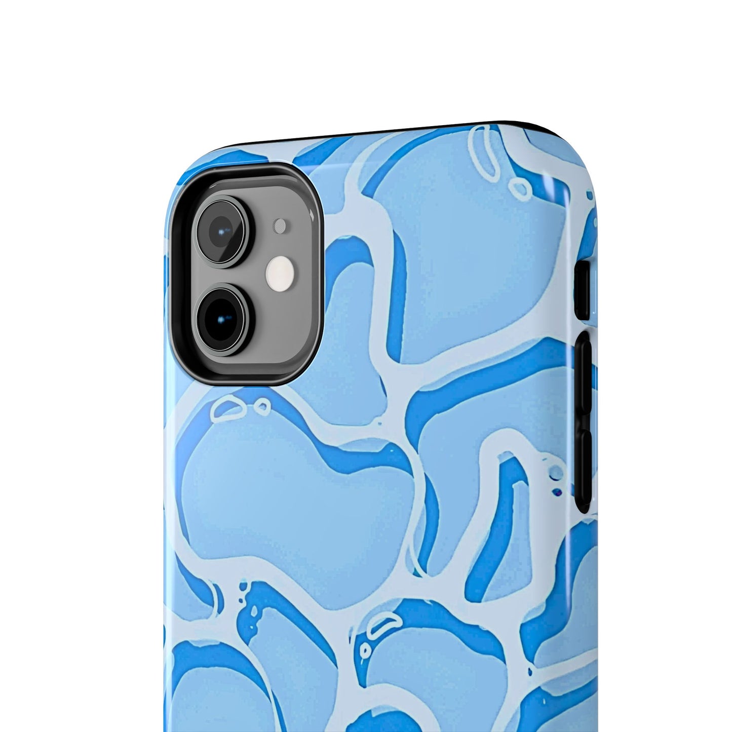 Funda resistente para teléfono con estampado de agua de piscina | Estética