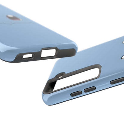 Blue Turtle Simple Blue Smile Tough Phone Case | Anime