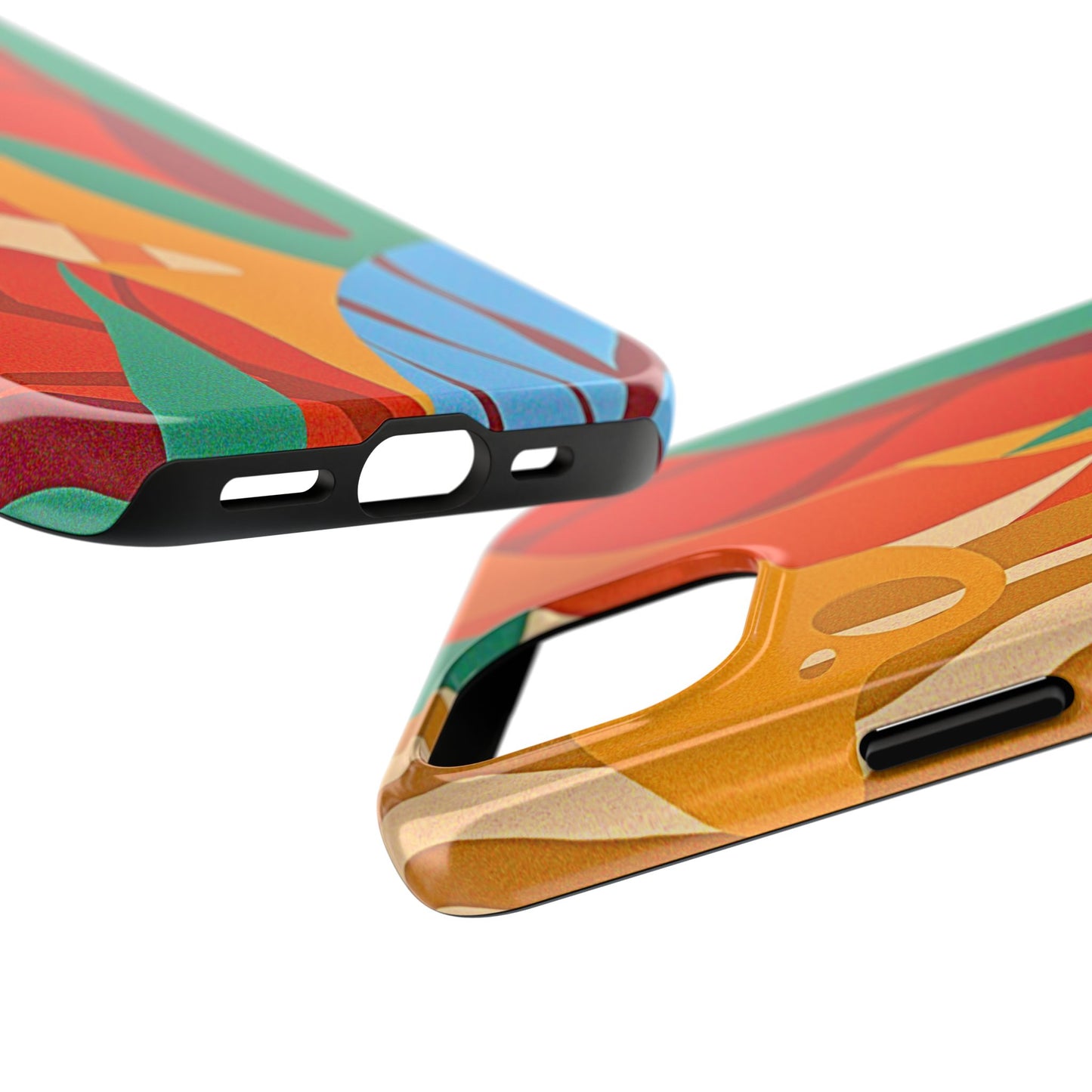 Abstract Autumn Leaves Tough Phone Case | Aesthetic